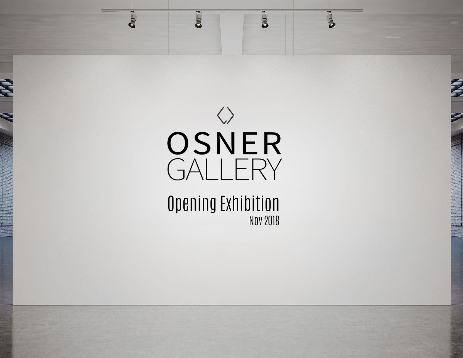 Cover of the The Opening Exhibition exhibition brochure
