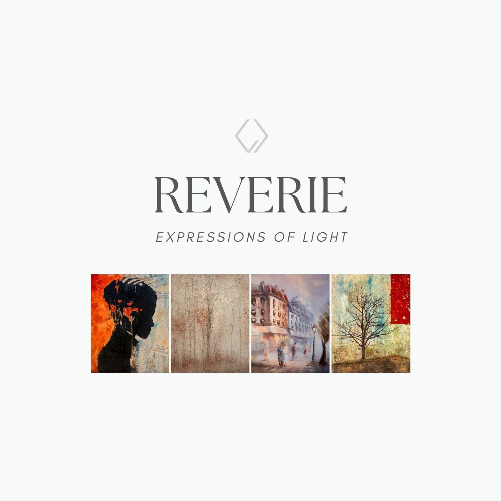 Cover of the Reverie, Expressions of Light exhibition brochure
