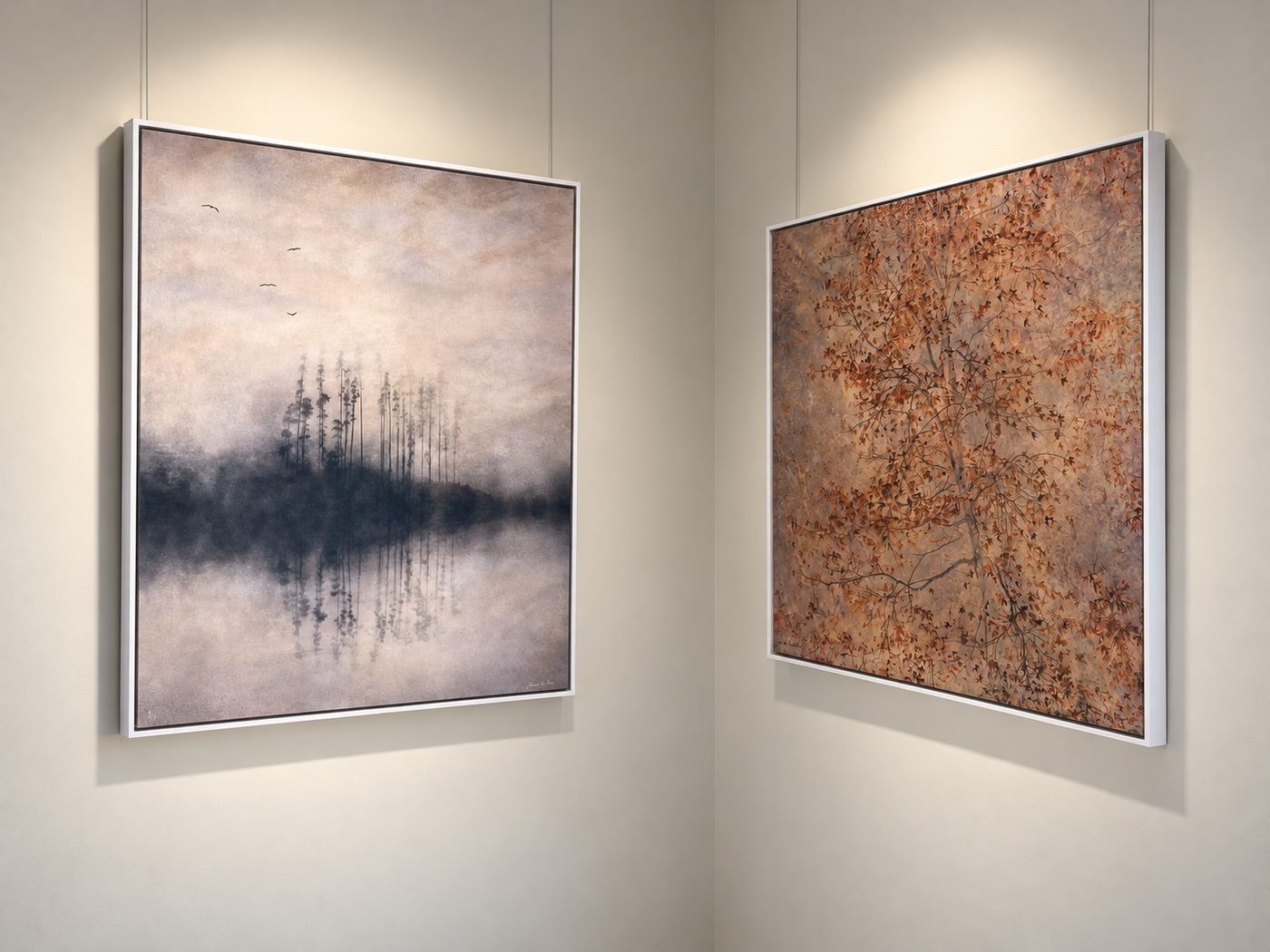 Précis, Divine Harmony and Scattered Grace on exhibition at Bloupunt Winery, Montagu