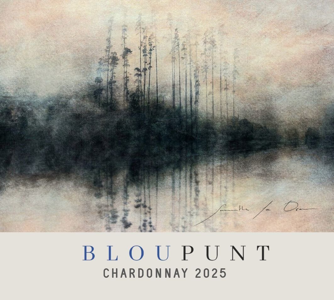 Précis, Divine Harmony, the label artwork on Bloupunt Chardonnay 2025