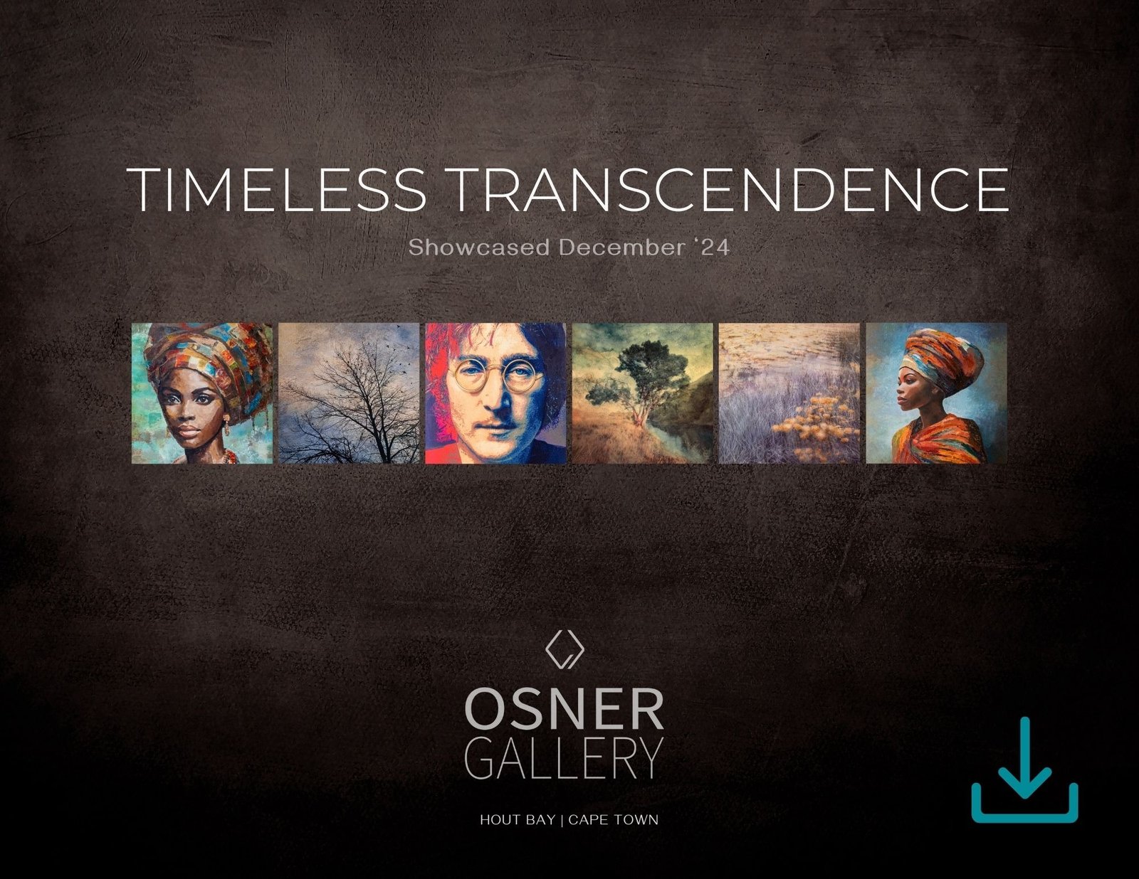 Cover of the Timeless Transcendence exhibition brochure